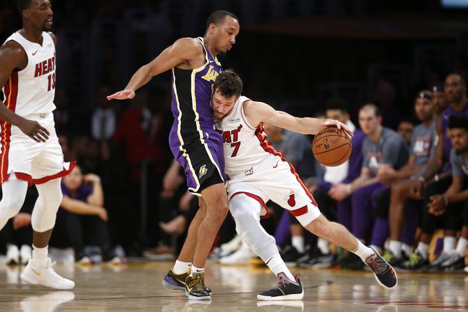 Miami je v Los Angelesu doživel tretji poraz sezone. Goran Dragić se je izkazal z 19 točkami, 7 asistencami in 6 skoki. | Foto: Getty Images