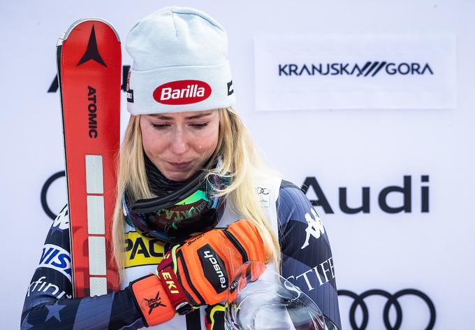 Mikaela Shiffrin 2/2 Zlata lisica 2023 | Foto: Vid Ponikvar