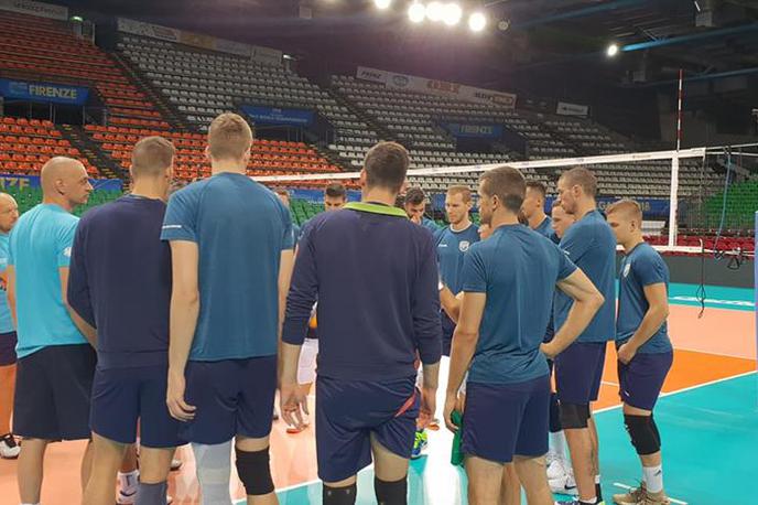 Slovenija odbojka trening | Slovenci bodo krstni nastop na svetovnem prvenstvu dočakali v sredo ob 17. uri. | Foto OZS