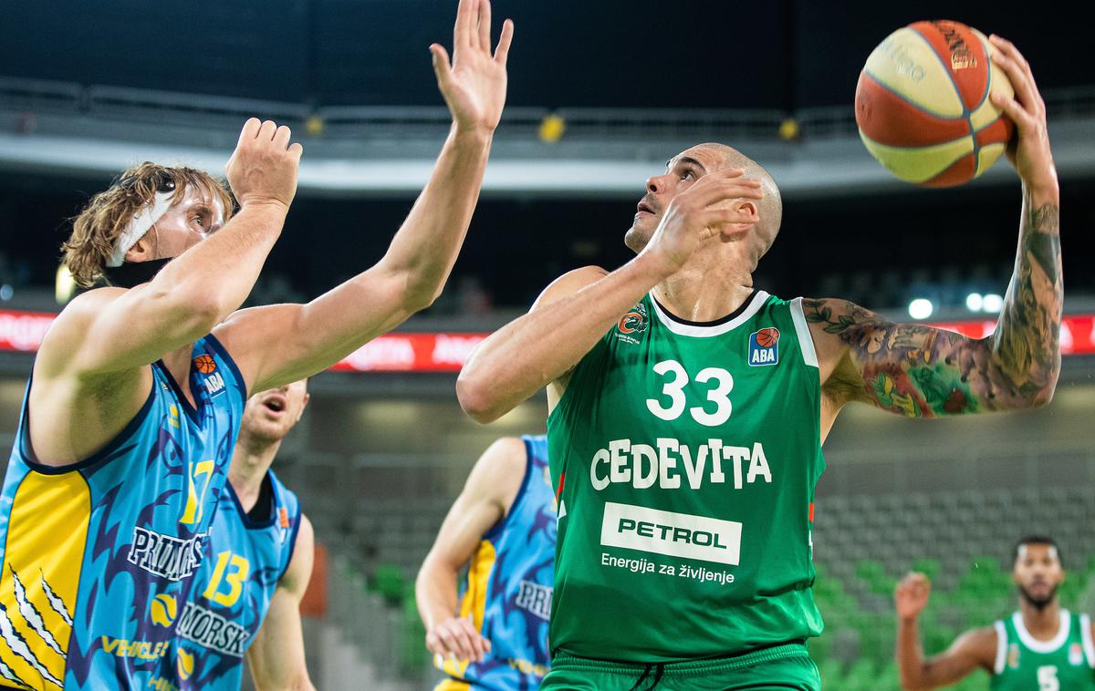 Cedevita Olimpija - Primorska | Primorska je dosegla veliko zmago v Stožicah. | Foto Grega Valančič/Sportida