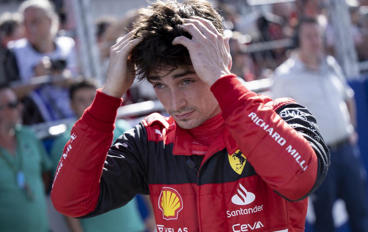 Charles Leclerc | "Ko si misliš, da si imel v Monaku že vso smolo tega sveta, izgubiš zavore v rascassu v enem najbolj ikoničnih zgodovinskih ferrarijev v formuli ena."   | Foto Reuters