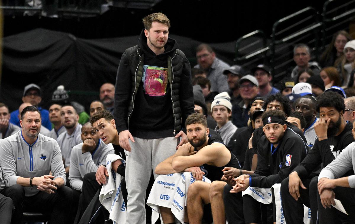 Luka Dončić Dallas Mavericks | Luka Dončić je izpustil še sedmo tekmo v tej sezoni. | Foto Reuters