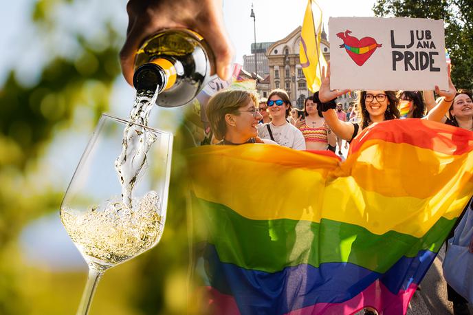 Kam za vikend | V Brdih in Ljubljani pripravljajo preizkus različnih vrst vina, v prestolnici pa tudi tradicionalno parado ponosa. | Foto STA, Shutterstock