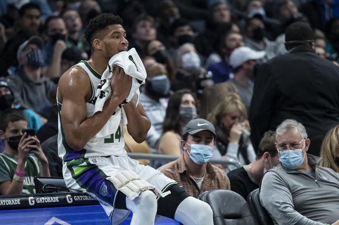 Giannis Antetokounmpo | Giannis Antetokounmpo je dosegel kar 43 točk, a je bilo to premalo za zmago Milwaukeeja. | Foto Guliverimage