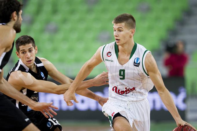 Blaž Mesiček je po dobri sezoni pri Škofji Loki dobil priložnost v Olimpiji. | Foto: 