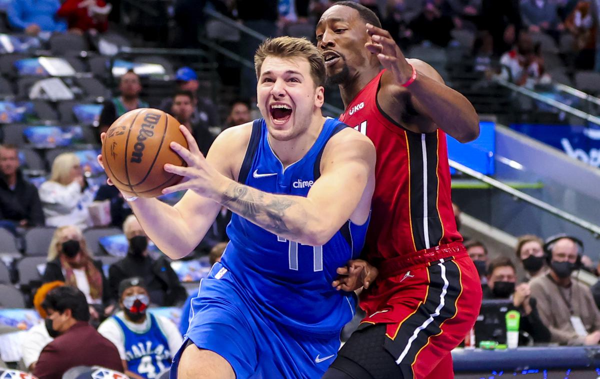 Luka Dončić | Luka Dončić je moral priznati premoč košarkarjem Miamija. | Foto Reuters