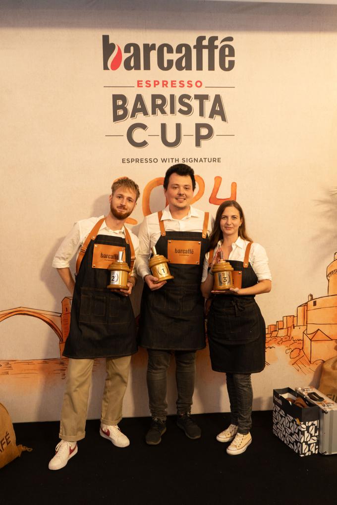 Ivan Tota, Karlo Purić, Eva Bogdan | Foto: Barcaffè