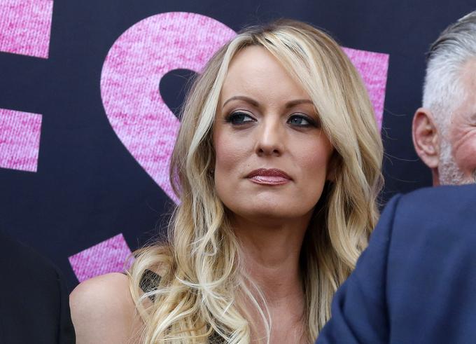 Donaldu Trumpu sodijo zaradi ponarejanja poslovnih dokumentov za plačilo pornografski igralki Stormy Daniels za molk o njunem spolnem odnosu. Na fotografiji: Stormy Daniels (njeno pravo ime je Stephanie A. Gregory Clifford). | Foto: Guliverimage