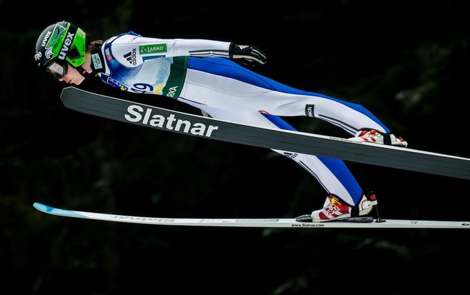 Ema Klinec je v skupnem seštevku na sedmem mestu poletne velike nagrade. | Foto: Vid Ponikvar