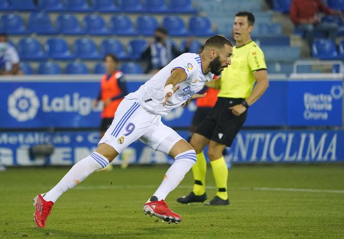 Karim Benzema je že na uvodu v prvenstvo zabil dvakrat. | Foto: Reuters