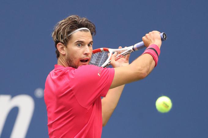 Dominic Thiem je že v drugem nizu skoraj dosegel preobrat. | Foto: Gulliver/Getty Images