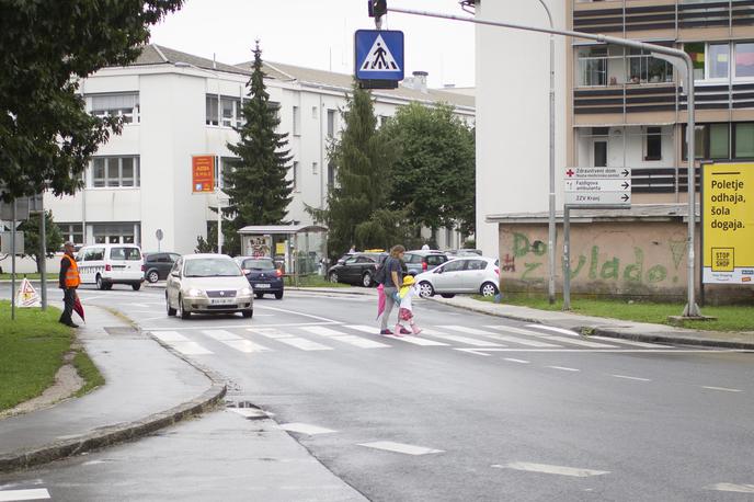 šola Kranj promet cesta | Foto Bojan Puhek