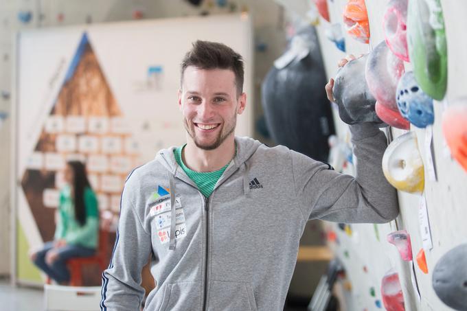 Jernej Kruder bo občutke s stene skušal prenesti tudi na umetne stene. Tudi letos bo ambasador balvanske preizkušnje The Rock Ljubljana, ki bo 19. maja v Ljubljani. | Foto: Urban Urbanc/Sportida