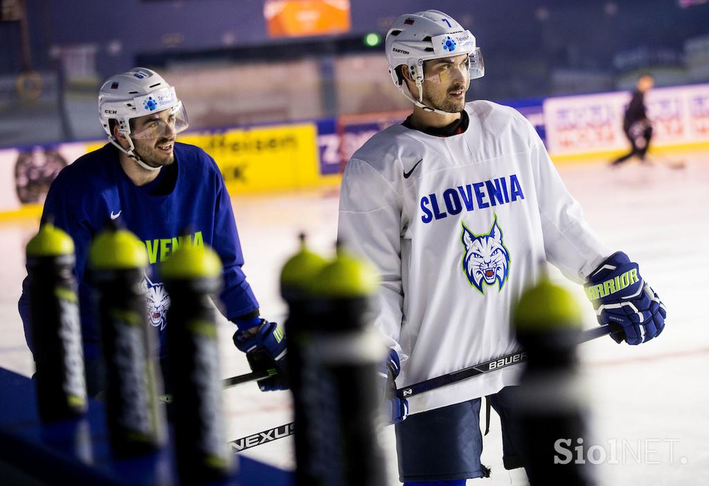 slovenska hokejska reprezentanca trening