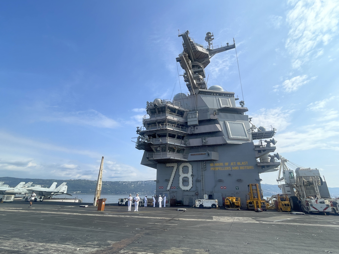 letalonosilka USS Gerald R. Ford | Foto: Gregor Pavšič