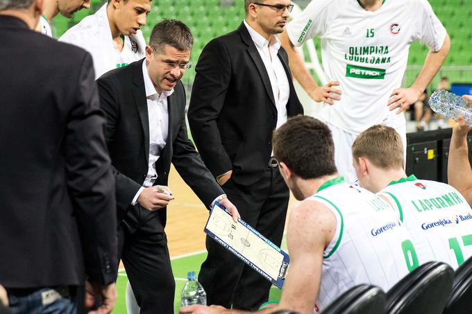 Tokrat so imeli košarkarji Olimpije v zaključku srečo, ki jim je zmanjkala v nekaterih tekmah lige ABA, poudarja trener Saša Nikitović. | Foto: Matic Ritonja/Sportida