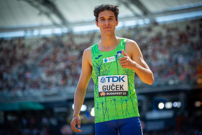 Matic Ian Guček | Matic Ian Guček je za 15 stotink zgrešil polfinale svetovnega prvenstva v Budimpešti. | Foto Peter Kastelic/AZS