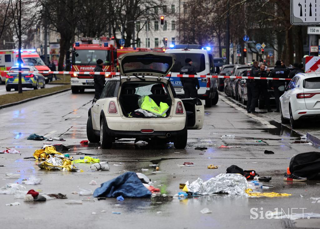 Munchen, incident, zapeljal v množico