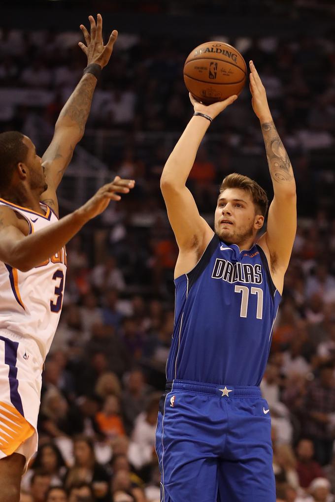 Dončića druga tekma v ligi NBA čaka v soboto, ko bo tekmec Minnesota. | Foto: Getty Images