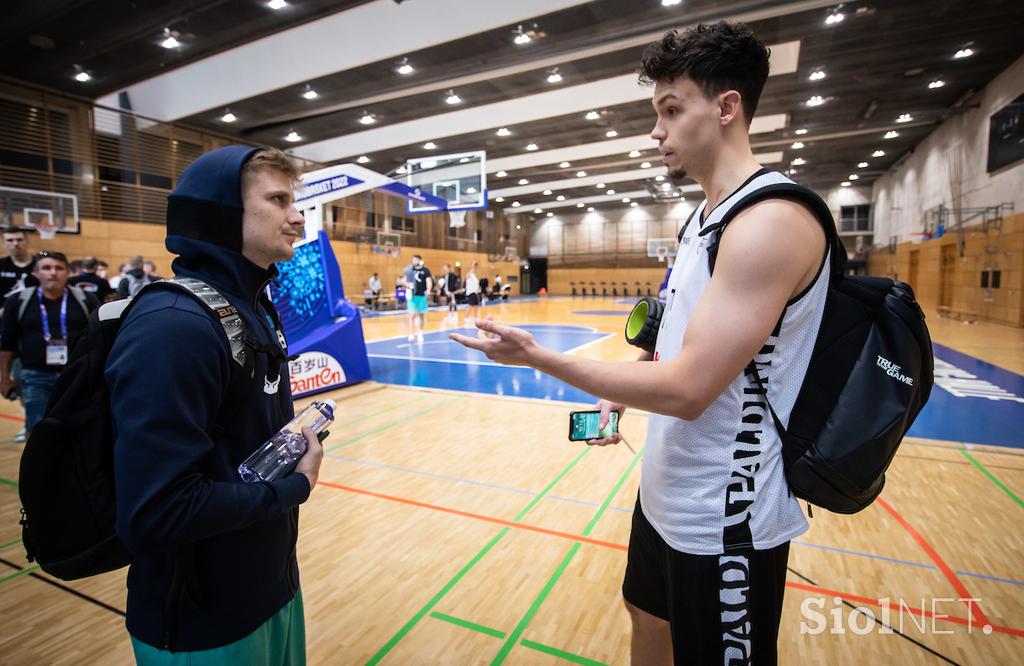 Slovenija trening Belgija