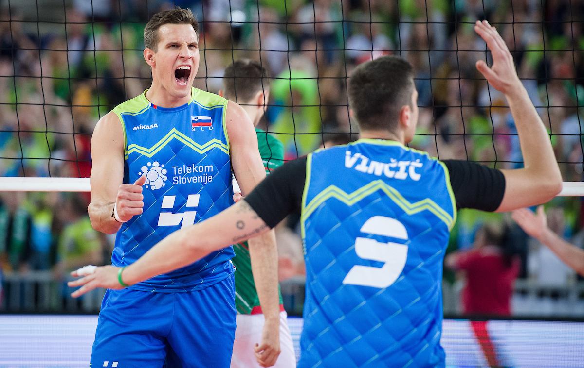 EuroVolley 2019: Slovenija - Bolgarija | Jan Kozamernik meni, da se bodo slovenski odbojkarji od fenomenalnih Stožic poslovili z zmago. | Foto Saša Pahič Szabo/Sportida