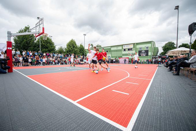 Goran Dragić igrišče Ptuj | Foto: Aleš Cipot/fundacija Goran Dragić