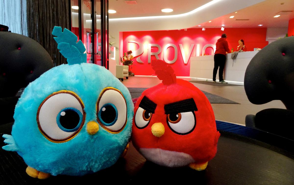 Angry Birds | Leta 2009 je družba Rovio izdala videoigro Angry Birds, ki je kmalu zatem postala ena najbolj priljubljenih iger Applove trgovine z aplikacijami. | Foto Reuters