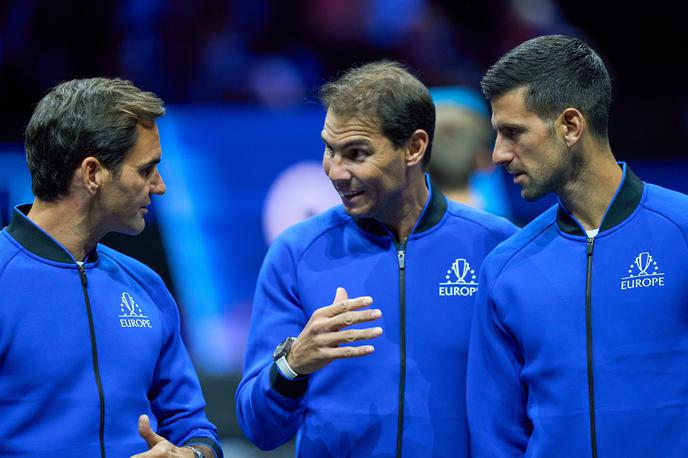 Roger Federer, Rafael Nadal, Novak Đoković | Roger Federer, Rafael Nada in Novak Đoković. Prva dva sta imela veliko bolj pristen odnos kot z Novakom Đokovićem. | Foto Guliverimage