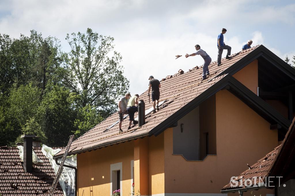 Posledice toče v Črnomlju, v Beli krajini.