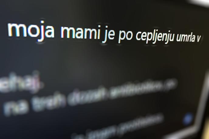 Moja Mami | Mama uporabnice Facebooka je, sodeč po vsebini objave, lani umrla za posledicami bolezni covid-19, ki se je razširila med stanovalci doma za starejše občane, v katerem je bivala. Uporabnica takrat cepiva ni omenila niti enkrat.   | Foto Matic Tomšič / Posnetek zaslona