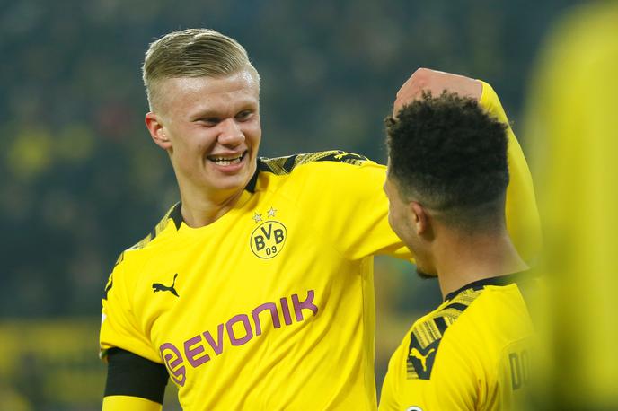 Erling Haaland, Jadon Sancho | Erling Haaland in Jadon Sancho. Trenutno najbolj razburljiv najstniški par nogometnega (in verjetno tudi športnega) sveta. | Foto Reuters