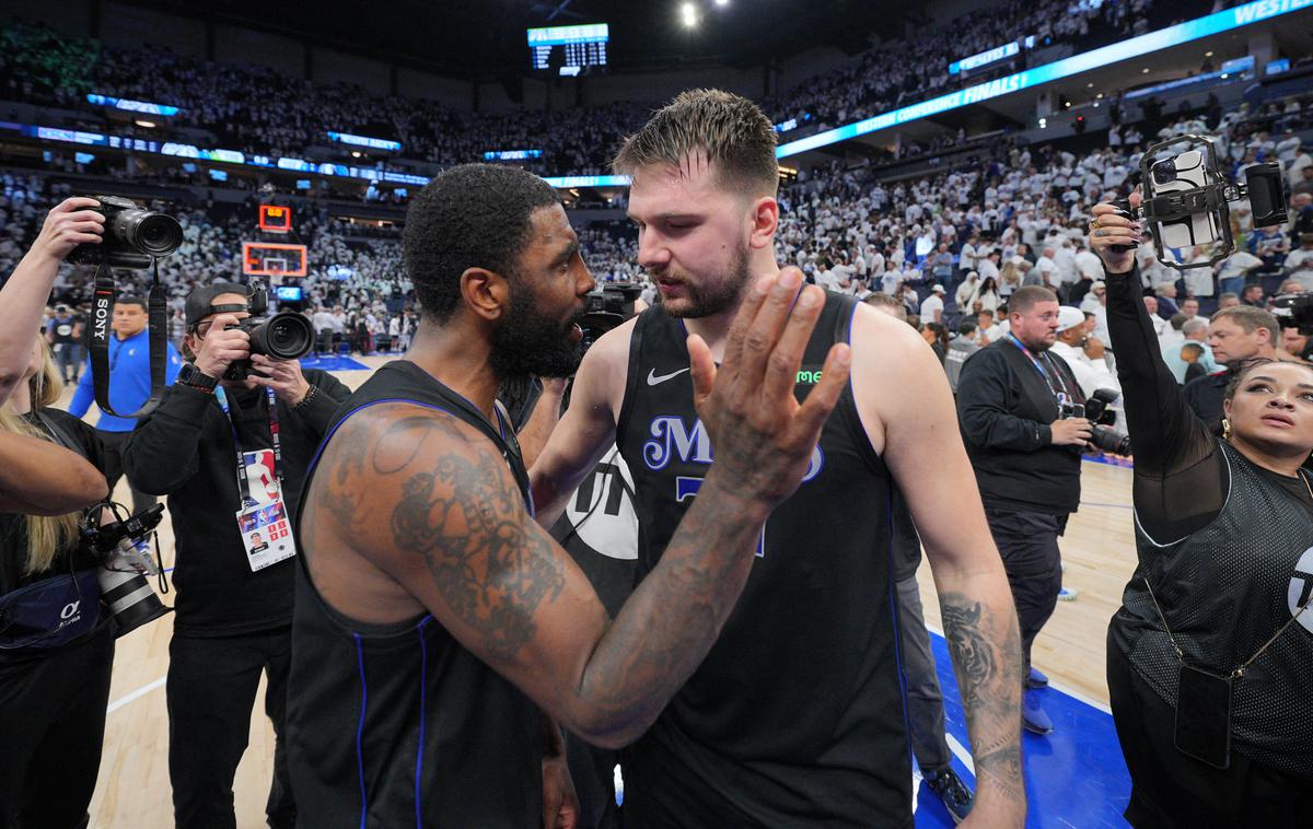 Luka Dončić Dallas Mavericks | Luka Dončić je blestel s trojnim dvojčkom. | Foto Reuters