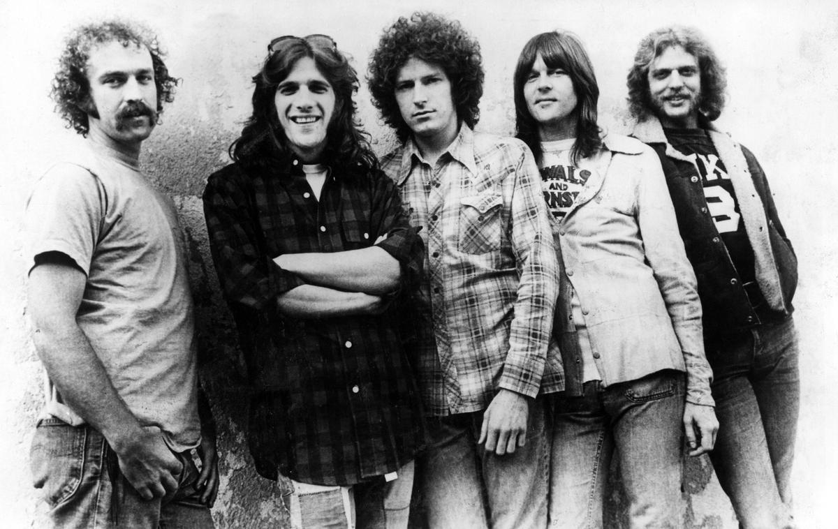 Skupina Eagles | Ustanovni člani skupine Eagles (od leve proti desni): Bernie Leadon, Glenn Frey, Don Henley, Randy Meisner in Don Felder. | Foto Guliverimage