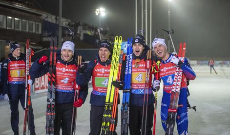 Francozom štafeta, slovenska zasedba brez Faka tik za deseterico #video