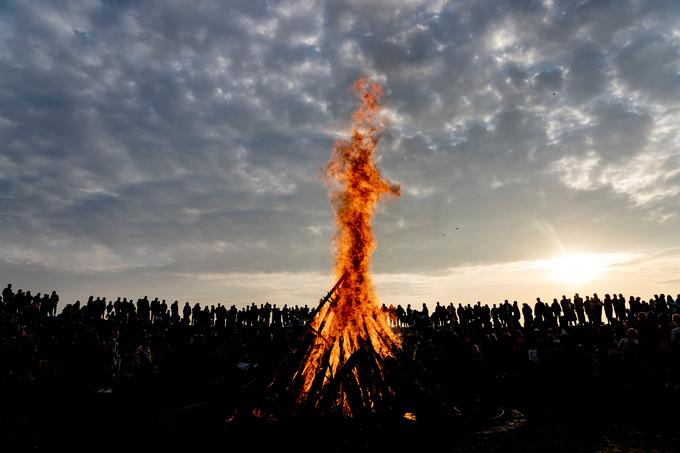 Takole je bilo na praznovanju lani. | Foto: Reuters