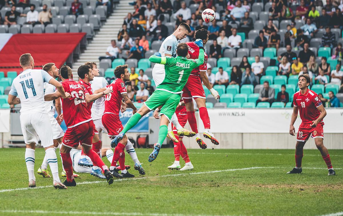 Slovenija - Malta, kval. za SP | Zaradi kršenja pravil glede reda in varnosti na stadionu na septembrski tekmi z Malto je kazen doletela tudi Slovenijo, ki bo morala plačati približno 4700 evrov. | Foto Grega Valančič/Sportida