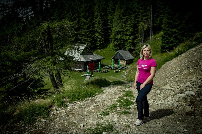 Alenka Vetrih, oskrbnica Mozirske koče. | Foto: Ana Kovač