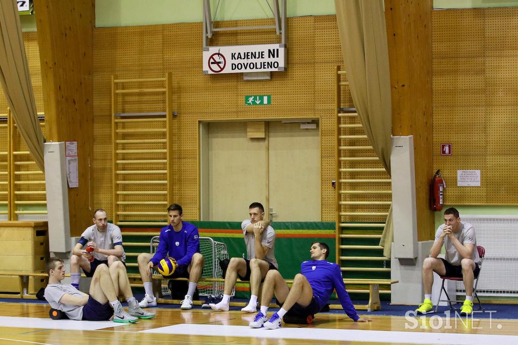 slovenska odbojkarska reprezentanca Kranjska Gora trening