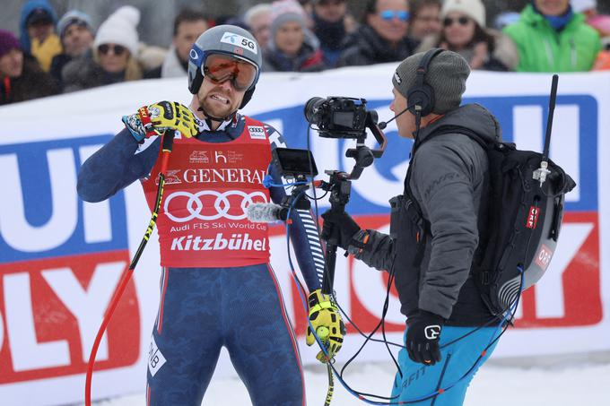 Kilde si je v cilju močno oddahnil, saj se je izognil nevarnemu padcu. | Foto: Reuters