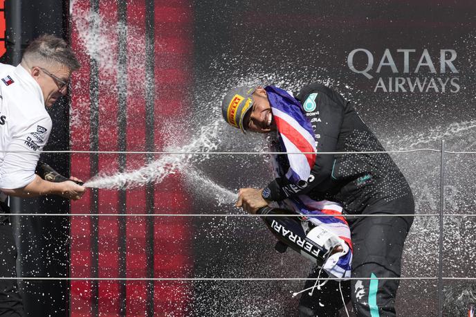 Silverstone Lewis Hamilton | Lewis Hamilton se je kot otrok veselil svoje devete zmage v Silverstonu. | Foto Guliverimage