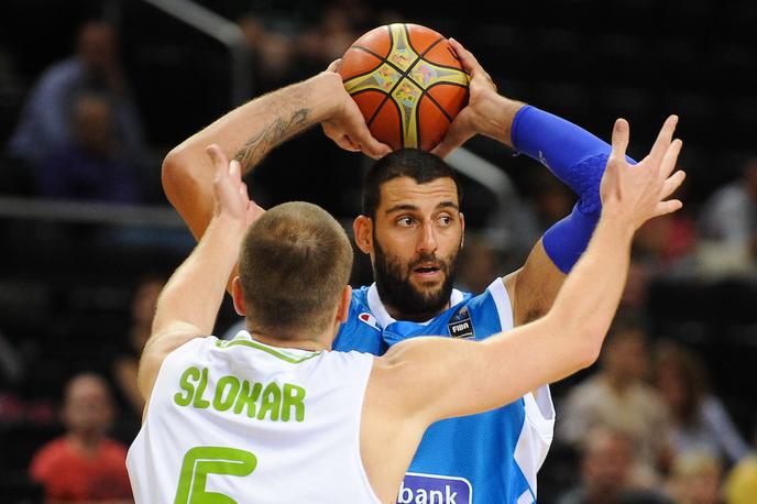 Bourousis | Ioannis Bourousis se poslavlja od grške izbrane vrste. | Foto Vid Ponikvar