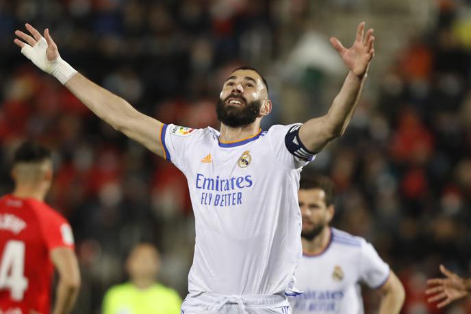 Real Madrid Benzema | Kerim Benzema je zabil 21. in 22. gol v letošnji primeri. | Foto Guliver Image