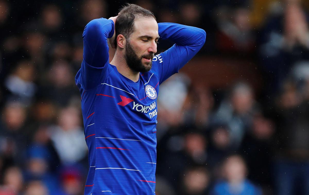 Gonzalo Higuain | Gonzalo Higuain trenutno kot posojeni nogometaš Juventusa igra za londonski Chelsea. | Foto Reuters