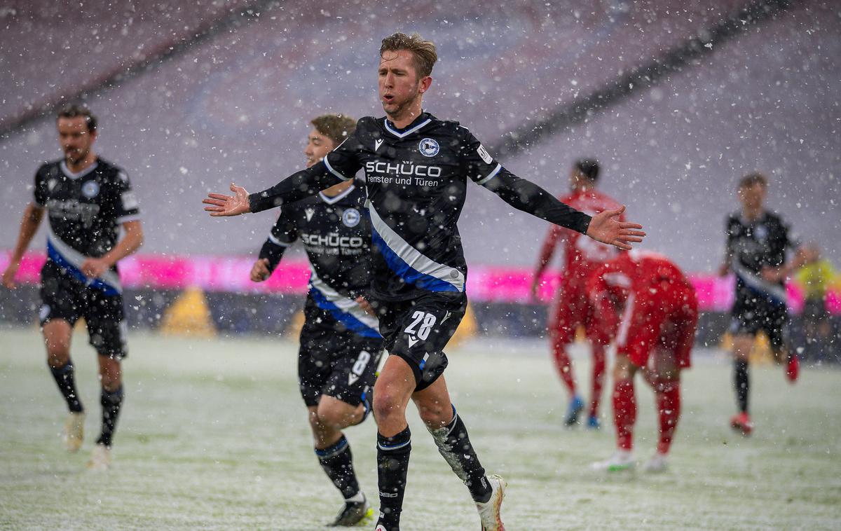 Bayern Munchen Arminia | Nogometaši Arminia Bielefeld so pri Bayernu vknjižili točko. | Foto Guliverimage