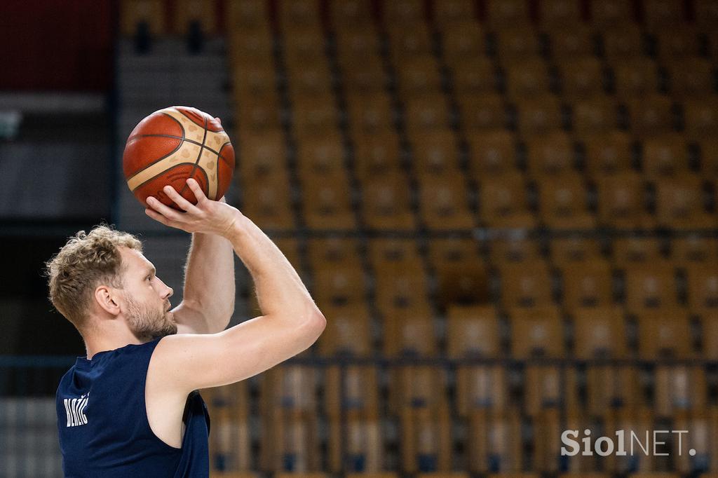 slovenska košarkarska reprezentanca trening