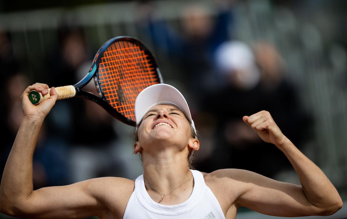 Kaja Juvan | Kaja Juvan je za preboj v tretji krog OP ZDA premagala Lauren Davis. | Foto Vid Ponikvar/Sportida