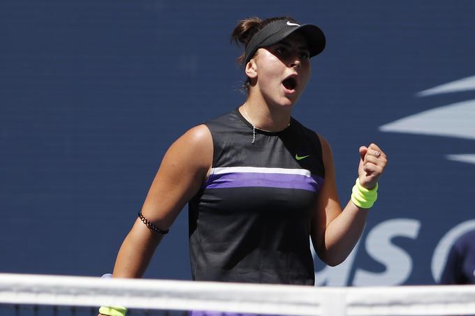 Bianca Andrescu je preskočila Wozniackijevo. | Foto: Reuters