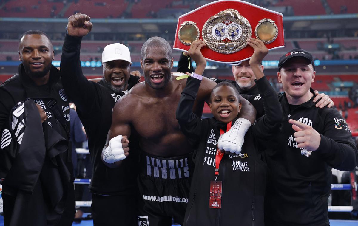 Anthony Joshua, Daniel Dubois | Britanski boksar Daniel Dubois je obdržal naslov svetovnega prvaka v težki kategoriji po različici IBF. | Foto Reuters