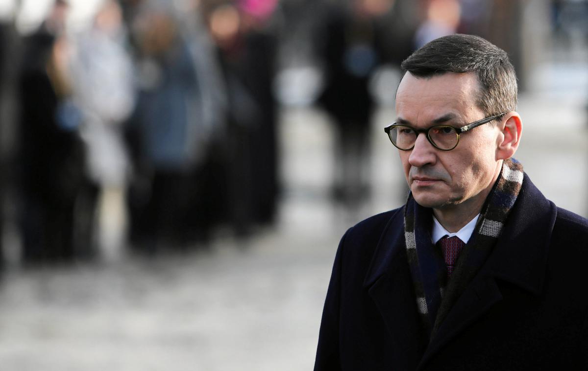 Mateusz Morawiecki Poljska | "Besede izraelskega zunanjega ministra so rasistične in nesprejemljive," je povedal poljski premier Mateusz Morawiecki, ki je svojo udeležbo odpovedal že v nedeljo. "Jasno je, da naš zunanji minister Jacek Czaputowicz ne bo šel na vrh," je poudaril . | Foto Reuters