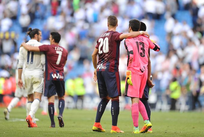 Eibar je v nasprotju z napovedmi ostal neporažen na štadionu Santiago Bernabeu. | Foto: Guliverimage/Getty Images